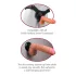 Real Feel Deluxe No.1 - gode réaliste avec testicules - vibration