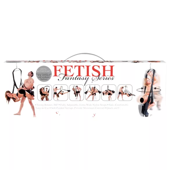 Fetish Fantasy - balançoire sexuelle rotation 360° - noir