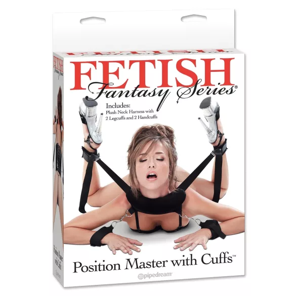 Pipedream - Fetish Position Master - Set de bondage BDSM (noir)