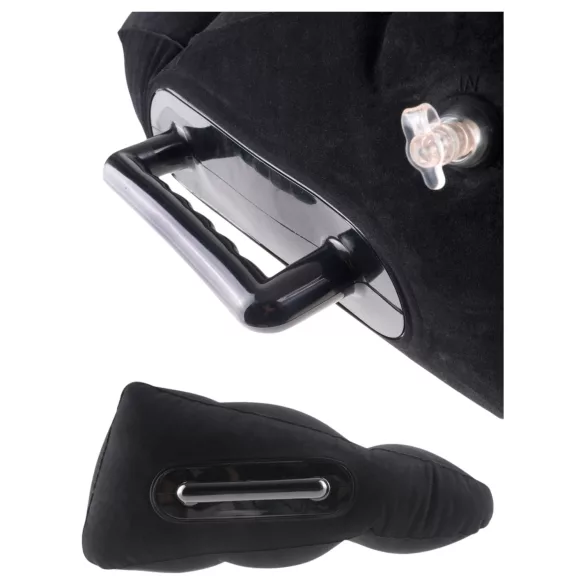 Fetish Fantasy - coussin sexuel gonflable avec poignées - noir