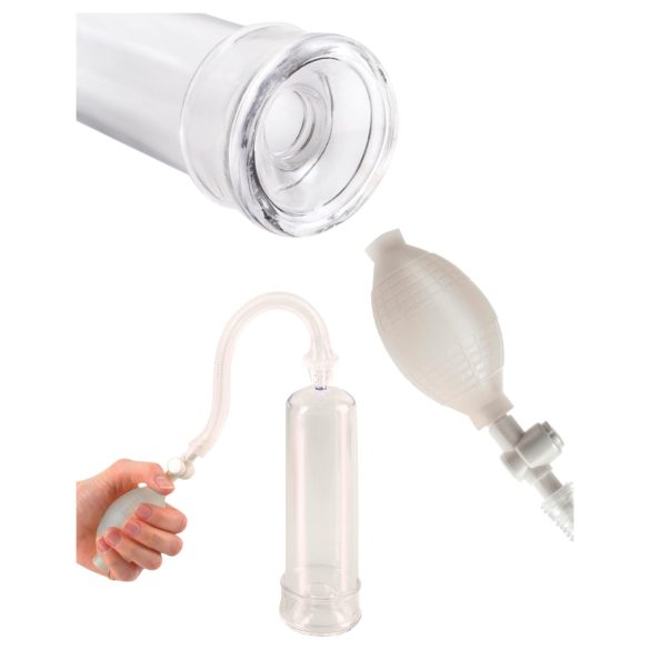 Pump Worx - pompe pénis débutant - transparent