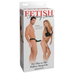 Fetish Fantasy - gode ceinture creux - noir