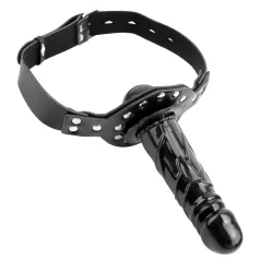 Fetish Fantasy - bâillon bouche avec gode - silicone noir