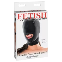 Fetish Fantasy - masque fétichiste bouche ouverte - noir