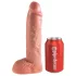 King Cock - gode-ceinture creux - 25 cm