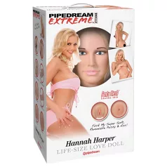   Pipedream Hannah Harper - poupée sexuelle taille réelle - visage 3D