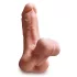PDX Reach Around - masturbateur anal et gaine pénis 2en1 - couleur chair