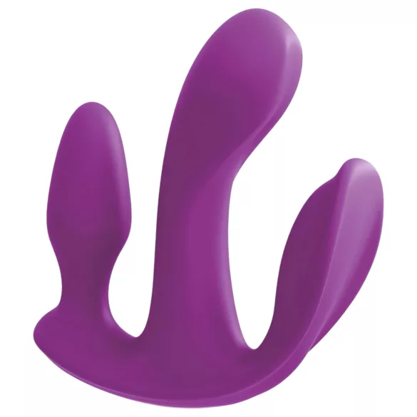 3Some Total Extase - Vibromasseur Triple Sans Fil (Violet)