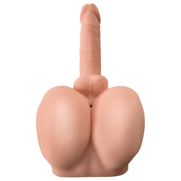 PDX Dirty Talk - masturbateur fessier réaliste avec godemichet - couleur chair