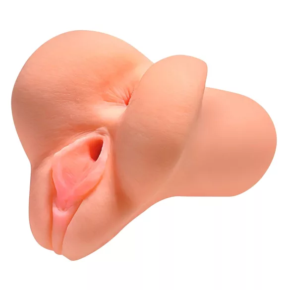 PDX Pick Your Pleasure - masturbateur réaliste 2‑en‑1 (naturel)