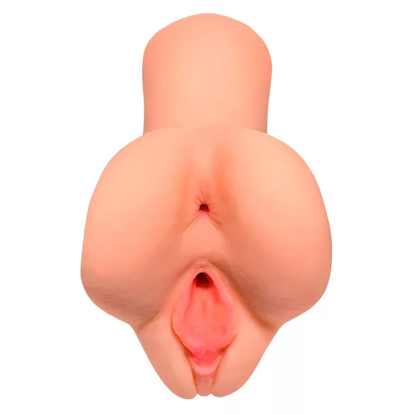 PDX Pick Your Pleasure - masturbateur réaliste 2‑en‑1 (naturel)