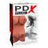 PDX Perfect DD's - torse réaliste deux orifices - silicone marron