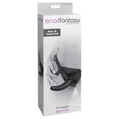   analfantasy - gode ceinture - pénétration anale - silicone noir