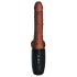 King Cock Plus - gode vibrant réaliste avec testicules 19 cm - marron