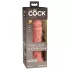 King Cock Elite 8 - gode réaliste ventouse - 20 cm - couleur chair