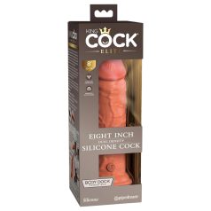   King Cock Elite 8 - gode ventouse réaliste 20 cm - couleur foncée