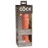 King Cock Elite 8 - gode ventouse réaliste 20 cm - couleur foncée