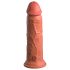 King Cock Elite 8 - gode ventouse réaliste 20 cm - couleur foncée