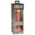 King Cock Elite 6 - gode réaliste vibrant 15cm - couleur foncée