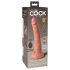King Cock Elite 7 - gode vibrant avec ventouse télécommande 18cm - chair