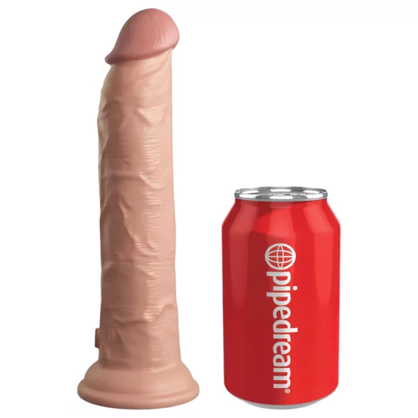King Cock Elite 9 - gode vibrant ventouse 23cm - couleur chair