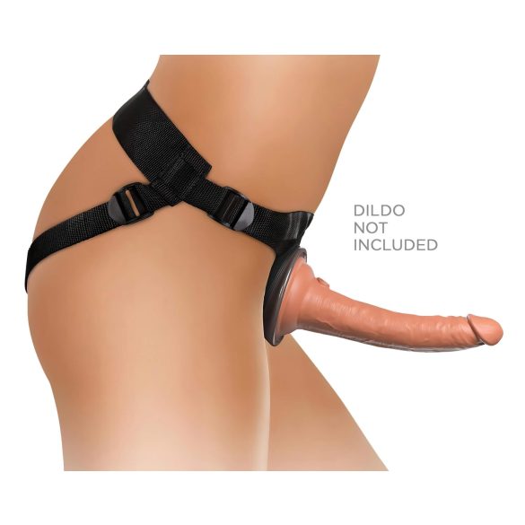 King Cock Elite - harnais avec gode réaliste - silicone marron