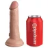 King Cock Elite Beginner's - gode ceinture débutant - réaliste - couleur chair