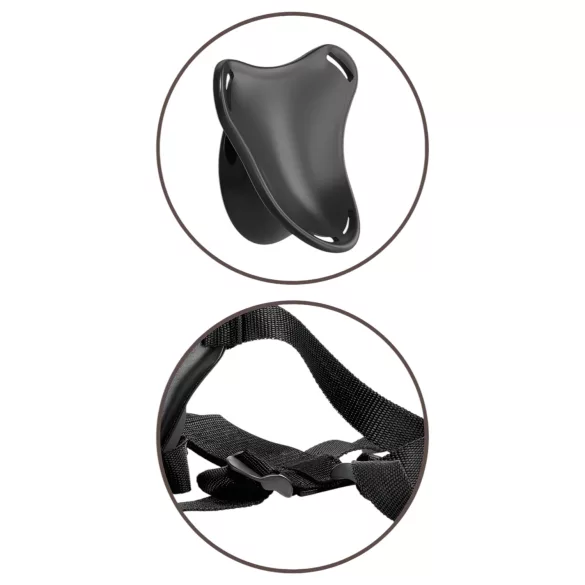 King Cock Elite Beginner's - gode ceinture débutant - réaliste - couleur chair