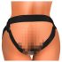 King Cock Elite Comfy - gode ceinture confortable avec harnais - silicone noir