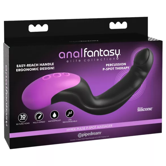 Anal Fantasy - vibromasseur prostatique pulsant (noir)