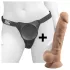 Body Dock - Harnais gode réaliste G-spot & Silexd 7 - silicone