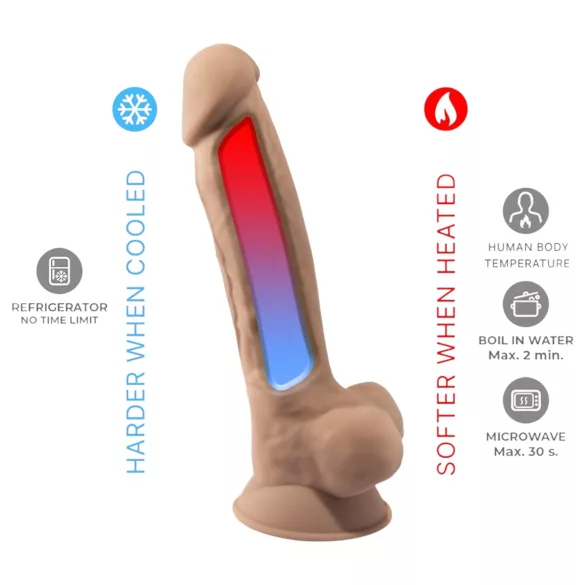 Body Dock - Harnais gode réaliste G-spot & Silexd 7 - silicone