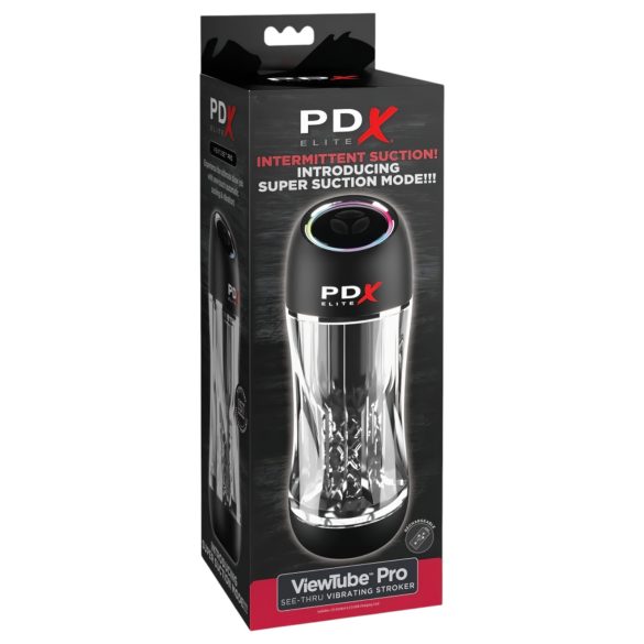 PDX ViewTube Pro - masturbateur homme suceur vibrant - noir