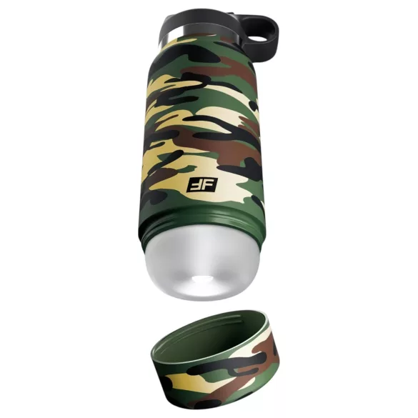 Fap Flask Happy Camper - masturbateur discret en bouteille - vert/noir
