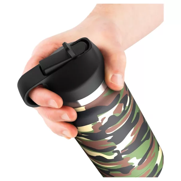 Fap Flask Happy Camper - masturbateur discret en bouteille - vert/noir