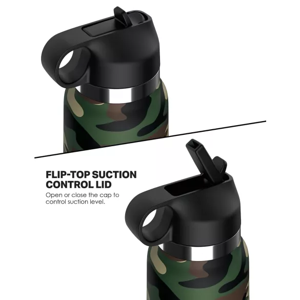 Fap Flask Happy Camper - masturbateur discret en bouteille - vert/noir