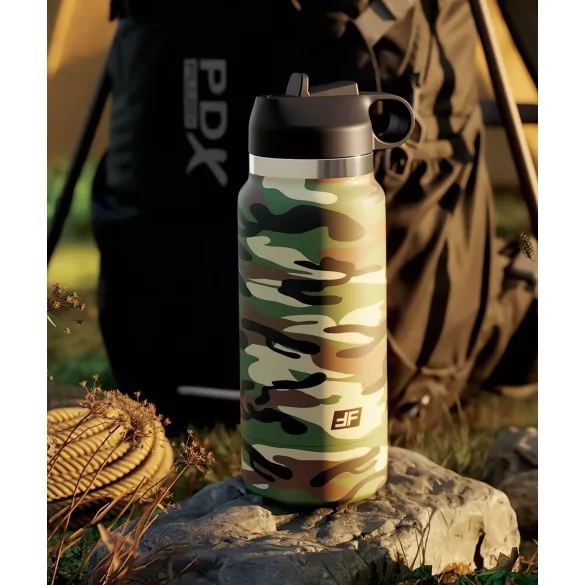 Fap Flask Happy Camper - masturbateur discret en bouteille - vert/noir
