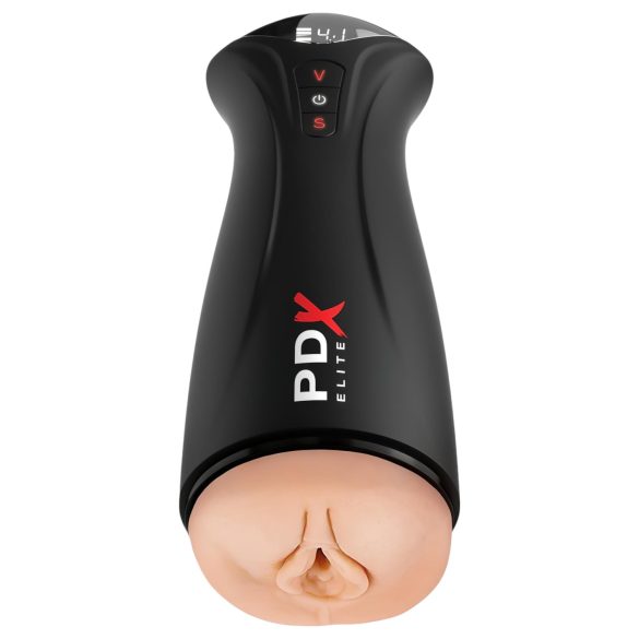 PDX Elite - masturbateur homme succion et vibration - noir