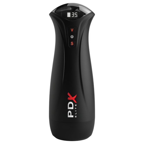 PDX Elite - masturbateur homme succion et vibration - noir