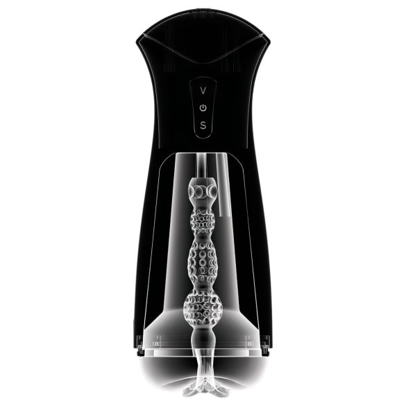 PDX Elite - masturbateur homme succion et vibration - noir