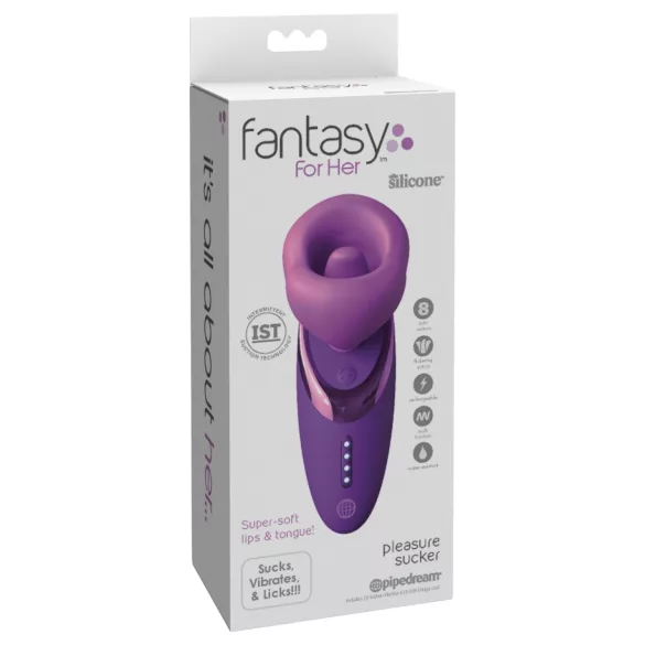 Fantasy For Her - stimulateur clitoridien succion et vibration - silicone violet
