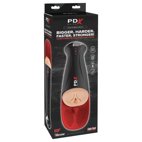 PDX Elite Fuck-O-Matic Pro XL masturbateur automatique à aspiration - noir