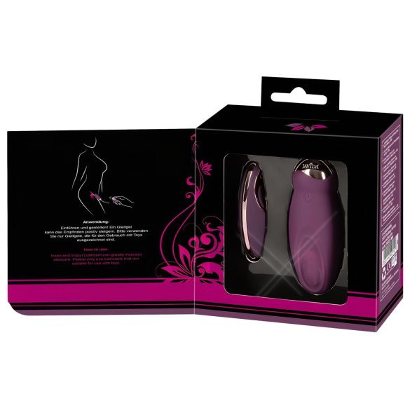 Javida - œuf vibrant sans fil à pulsations - silicone violet