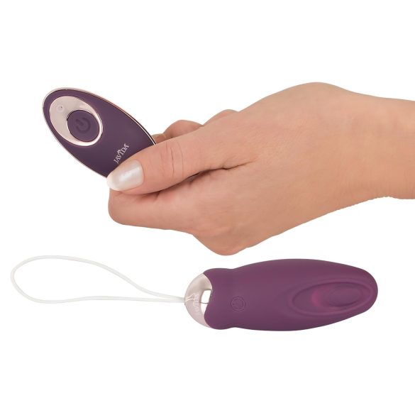 Javida - œuf vibrant sans fil à pulsations - silicone violet