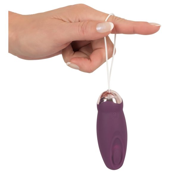 Javida - œuf vibrant sans fil à pulsations - silicone violet
