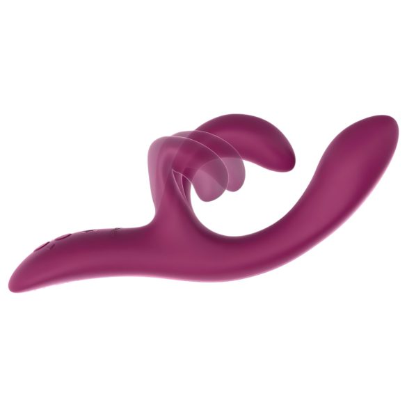 We-Vibe Nova 2 - vibromasseur rabbit double stimulation - silicone violet