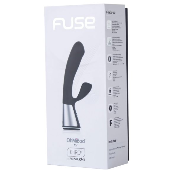 Fleshlight OHMIBOD Kiiroo - vibromasseur intelligent avec bras clitoridien (noir)