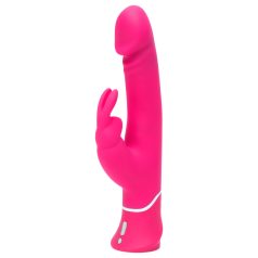   Happyrabbit - vibromasseur rabbit waterproof - double densité - silicone rose