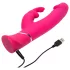 Happyrabbit - vibromasseur rabbit waterproof - double densité - silicone rose
