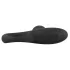 Black Velvets - plug anal vibrant à perles - silicone noir